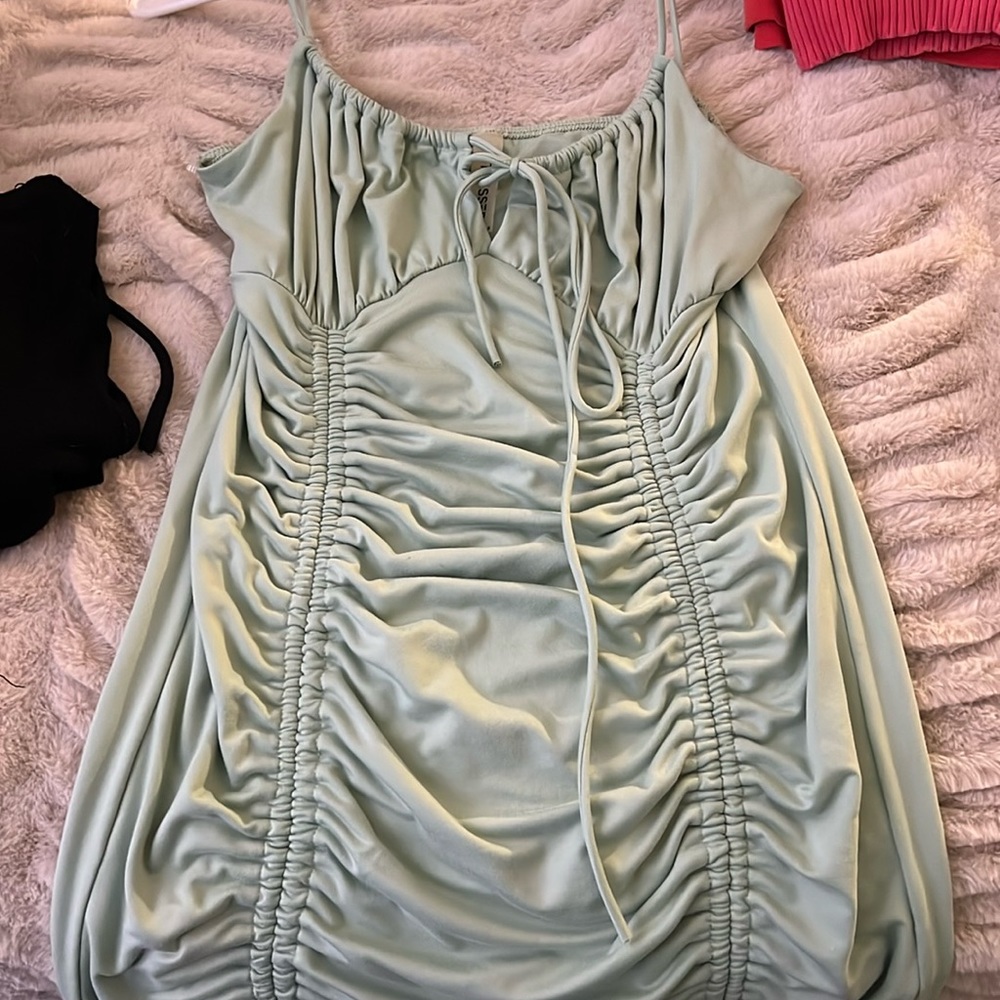 Size M Blue green dress